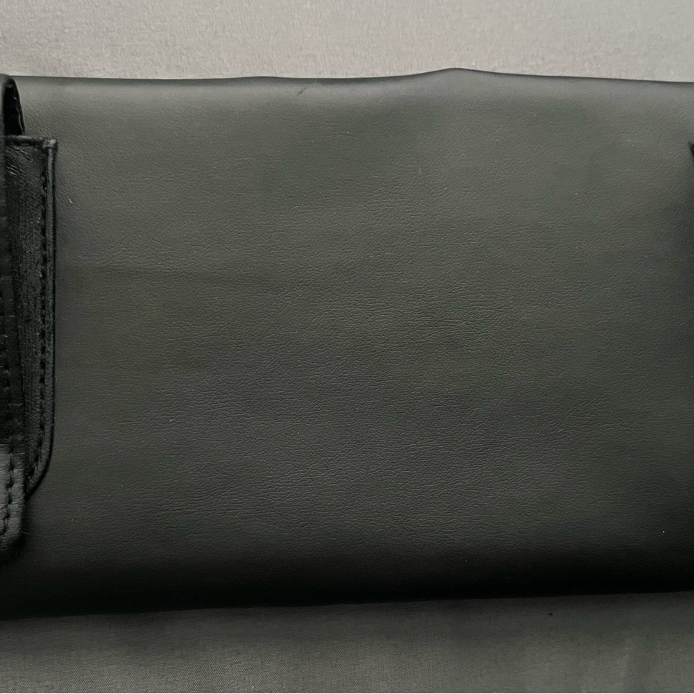 Tempo Black Leather Tissue Holder - Picture 2 of 2